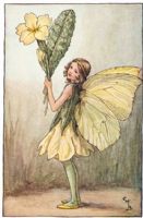 Fairy with Primrose: Click to enlarge